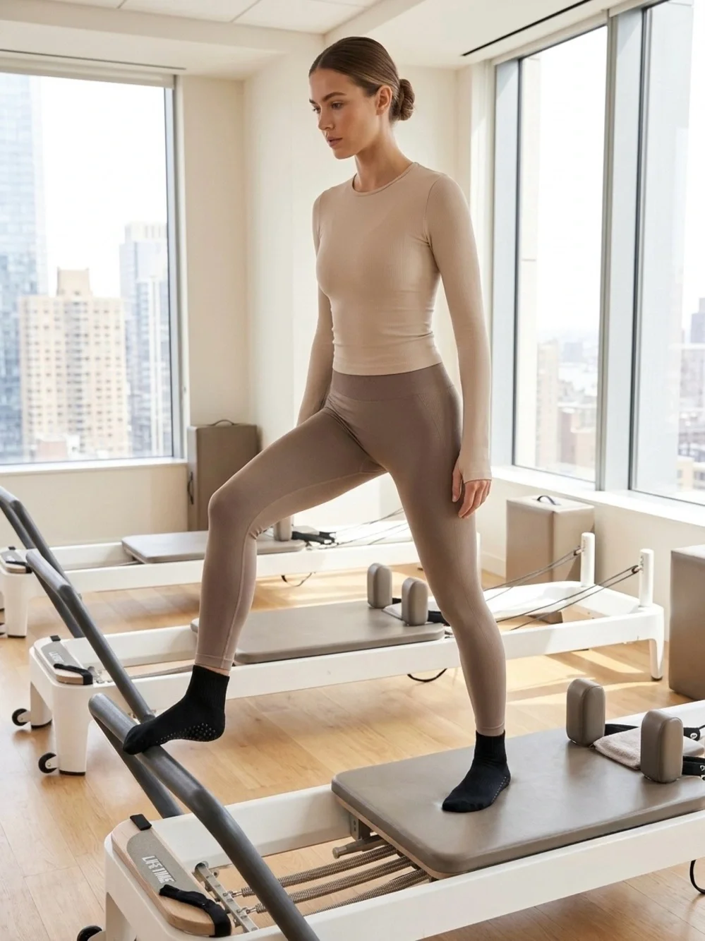 2 Pairs of Non-Slip Grip Socks